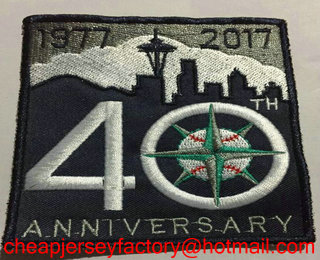 Seattle Mariners 2017 Blue Sliver 40th Anniversary Team Logo Patch