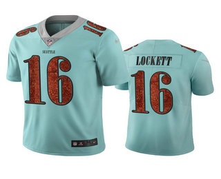 Seattle Seahawks #16 Tyler Lockett Light Blue City Edition Vapor Limited Jersey