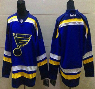St. Louis Blues Blank 2014 Blue Jersey