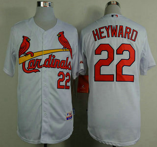 St. Louis Cardinals #22 Jason Heyward White Jersey