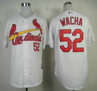 St. Louis Cardinals #52 Michael Wacha White Cool Base Jersey