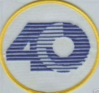 St. Louis Rams 40th Anniversary Patch