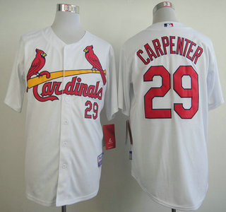 St.Louis Cardinals #29 Chris Carpenter White Jersey