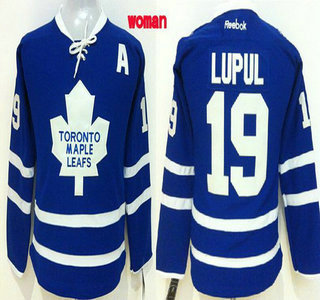 Toronto Maple Leafs #19 Joffrey Lupul Blue Womens Jersey