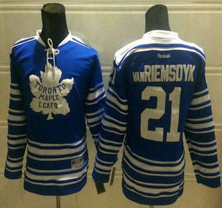 Toronto Maple Leafs #21 James van Riemsdyk 2014 Winter Classic Blue Kids Jersey
