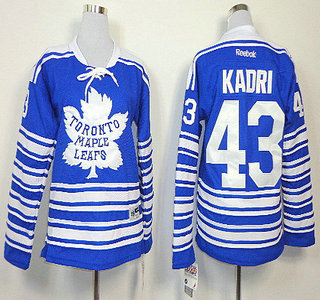 Toronto Maple Leafs 43 Nazem Kadri 2014 Winter Classic Blue Womens