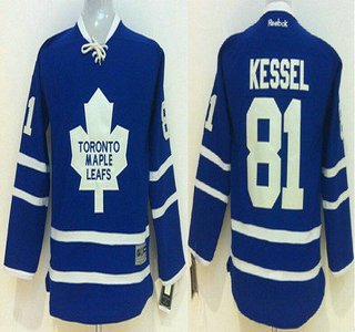 Toronto Maple Leafs #81 Phil Kessel Blue Kids Jersey