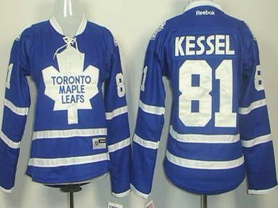 Toronto Maple Leafs 81 Phil Kessel Blue Womens Jersey