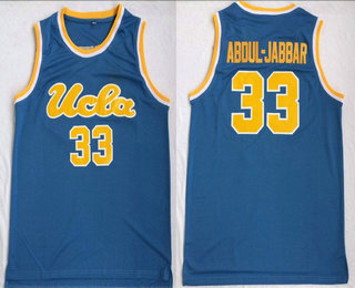 UCLA Bruins #33 Kareem Abudul Jabbar Blue College Basketball Jersey