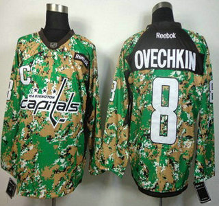 Washington Capitals #8 Alex Ovechkin 2014 Camo Jersey