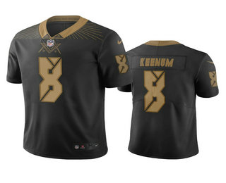 Washington Redskins #8 Case Keenum Black Vapor Limited City Edition Jersey