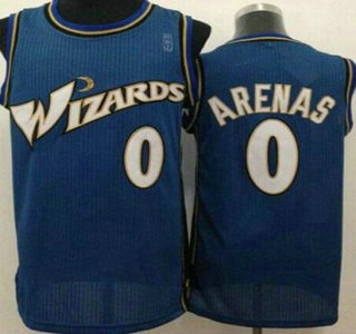 Washington Wizards #0 Gilbert Arenas Blue Revolution 30 Authentic Jersey