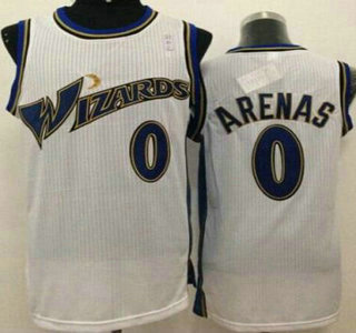 Washington Wizards #0 Gilbert Arenas White Revolution 30 Authentic Jersey