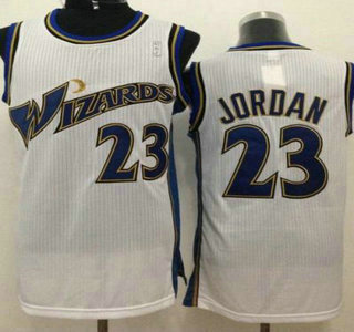 Washington Wizards 23 Michael Jordan White Revolution 30 Authentic Jersey