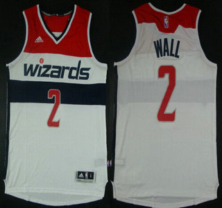 Washington Wizards #2 John Wall Revolution 30 Swingman 2014 New White Jersey