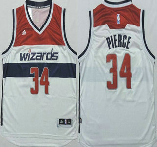 Washington Wizards #34 Paul Pierce Revolution 30 Swingman New White Jersey