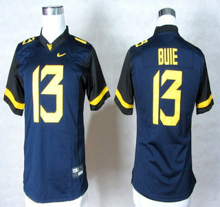 West Virginia Mountaineers 13 Andrew Buie 2013 Navy Blue Womens Elite Jersey