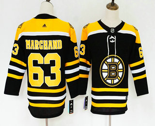 Women's Boston Bruins #63 Brad Marchand Black 2017-2018 Hockey Stitched NHL Jersey