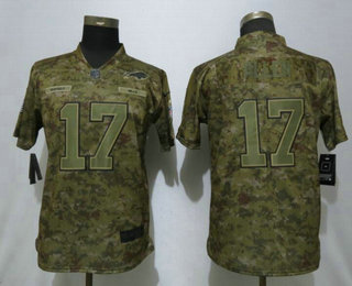Women's Buffalo Bills #17 Josh Allen Nike Camo 2017 Salute to Service Stitched NFL Limited Jersey