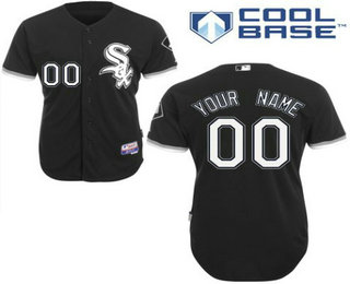 Women's Chicago White Sox Alternate Black Customized Jersey