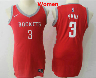 Women's Houston Rockets #13 James Harden New Red 2017-2018 Nike Swingman Stitched NBA Jersey