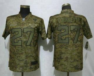 Women's Jacksonville Jaguars #27 Leonard Fournette 2018 Camo Salute to Service Stitched NFL Nike Limited Jersey