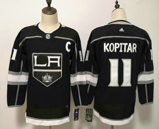 Women's Los Angeles Kings #11 Anze Kopitar Black 2017-2018 Hockey Stitched NHL Jersey