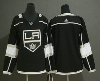 Women's Los Angeles Kings Blank Black 2017-2018 Hockey Stitched NHL Jersey