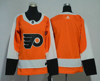 Women's Philadelphia Flyers Blank Orange Home 2017-2018 Hockey Stitched NHL Jersey
