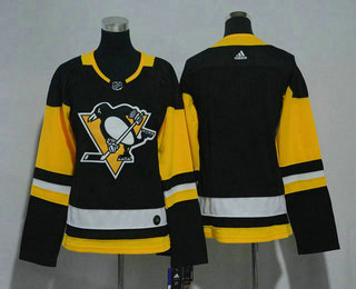 Women's Pittsburgh Penguins blank Black 2017-2018 Hockey Stitched NHL Jersey