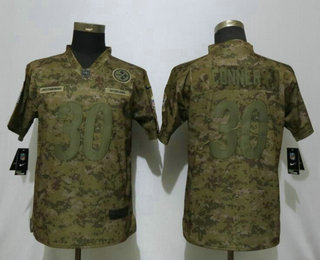 Women's Pittsburgh Steelers #30 James Conner 2018 Camo Salute to Service Stitched NFL Nike Limited Jersey