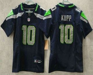 Women's Seattle Seahawks #10 Cooper Kupp Limited FUSE Navy Vapor Jersey