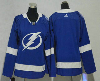 Women's Tampa Bay Lightning Blank Light Blue 2017-2018 Hockey Stitched NHL Jersey