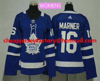 Women's Toronto Maple Leafs #16 Mitchell Marner Royal Blue Home 2017-2018 Hockey Stitched NHL Jersey