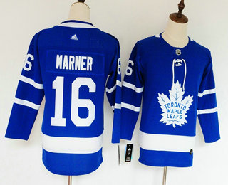 Women's Toronto Maple Leafs #16 Mitchell Marner Royal Blue Home 2017-2018 Hockey Stitched NHL Jersey