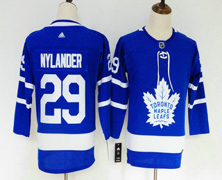 Women's Toronto Maple Leafs #29 William Nylander Royal Blue Home 2017-2018 Hockey Stitched NHL Jersey