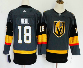 Women's Vegas Golden Knights #18 James Neal Gray 2017-2018 Hockey Stitched NHL Jersey