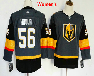 Women's Vegas Golden Knights #56 Erik Haula Gray 2017-2018 Hockey Stitched NHL Jersey