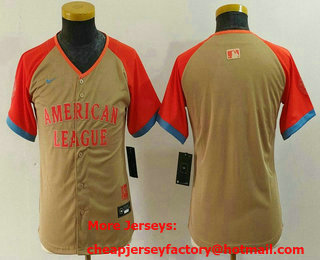 Youth American League Cream 2024 All Star Limited Stitched Jersey