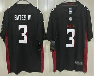 Youth Atlanta Falcons #3 Jessie Bates III Limited Black Vapor Jersey