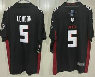Youth Atlanta Falcons #5 Drake London Limited Black Vapor Jersey