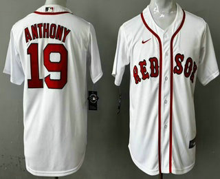 Youth Boston Red Sox #19 Roman Anthony White Cool Base Jersey