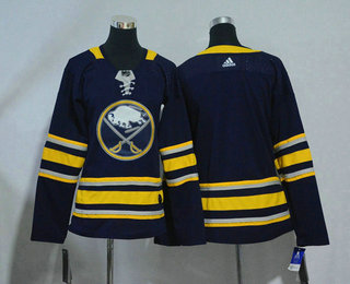 Youth Buffalo Sabres Blank Navy Blue 2017-2018 Hockey Stitched NHL Jersey