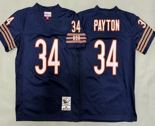 Youth Chicago Bears #34 Walter Payton Navy 1985 Throwback Jersey