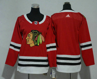 Youth Chicago Blackhawks Blank Red Home 2017-2018 Hockey Stitched NHL Jersey