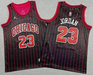 Youth Chicago Bulls #23 Michael Jordan Black Statement Swingman Jersey
