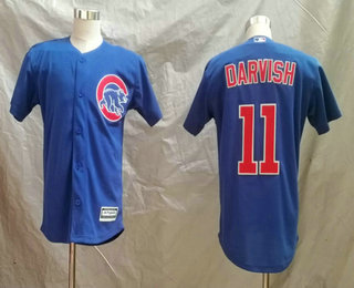 Youth Chicago Cubs #11 Yu Darvish Royal Blue Stitched MLB Cool Base MLB Jersey