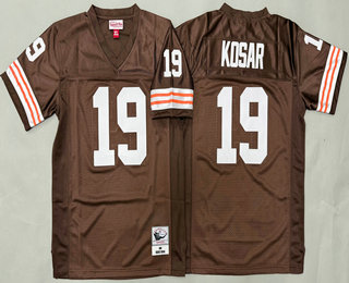 Youth Cleveland Browns #19 Bernie Kosar Brown 1986 Throwback Jersey