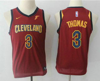 Youth Cleveland Cavaliers #3 Isaiah Thomas Red 2017-2018 Nike Swingman Goodyear Stitched NBA Jersey