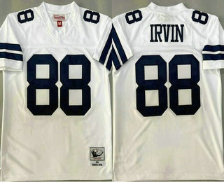 Youth Dallas Cowboys #88 Michael Irvin White 1994 Throwback Jersey